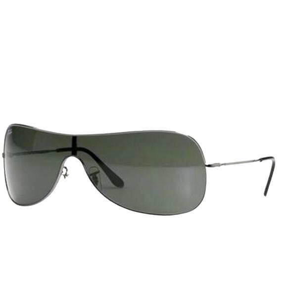 NIB Ray-Ban Highstreet Gunmetal UV Protection Shield Style Sunglasses (RBXX050) - Picture 1 of 9